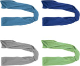 4 Pack Cooling Neck Sports Towels 100x30cm Microfiber Super Absorbent Sweat Wicking for Gym Fitness Workout