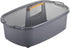 Multi-functional Storage Box with Handle 39x25x19cm Grey - Bathroom Kitchen Office Organiser Basket for Cleaning Supplies