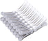 White and Grey Plastic Clothes Pegs - Multi-functional Small Clothespins for Clothing Bedding Socks Towels