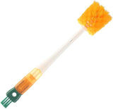 5-in-1 Bottle Brush Set Multifunctional Cleaning Kit with Straw Brush and Lid Cleaner Yellow