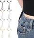 8-Pack Waistband Clips with Hook - Adjustable Waist Tightener for Pants - No Belt Needed
