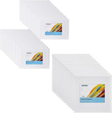 Painting Canvas Panel Boards - 5x7 Inch 24 Pack with 6 x6 Inch Canvas Panel Super Value 12 Pack Canvases,100% Cotton, Artist Canvas Board, Mini Canvas Boards