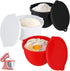 Upgraded Silicone Bowl Liners for KitchenAid 5 Qt Mixers,Thickened Silicone Liners Fits Tilt-Head Stand Mixers,Dishwasher Safe,Replacement Bowl Accessories for Baking (Red & Black & White, 3)