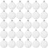 30 Pcs 2.36 Inch White Snowball Ornament,Christmas White Sparkly Ball Ornament,Christmas Tree Ball Decorations for Winter Theme Valentines Party,Holiday,Wreath