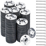 600Pcs Foam Board Fasteners - 1-1/8 Inch Metal Washers for Fixing Installation