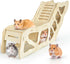 Hamster Hideout Climbing Ladder and Tunnel for Burying in Bedding or Connecting with Accessories