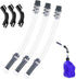 Gas Cans Racing Fuel Jug Hose Kit, fuel Can Spout for 3/5/5.5 Gallon Gas Cans, Upgraded Filter Design (3 Pack)