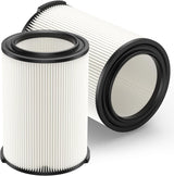 2-pack Standard Wet/dry Vac VF4000 Replacement Filter, Compatible with RIDGID Vacs 5-20 Galls Vacuum Cleaner
