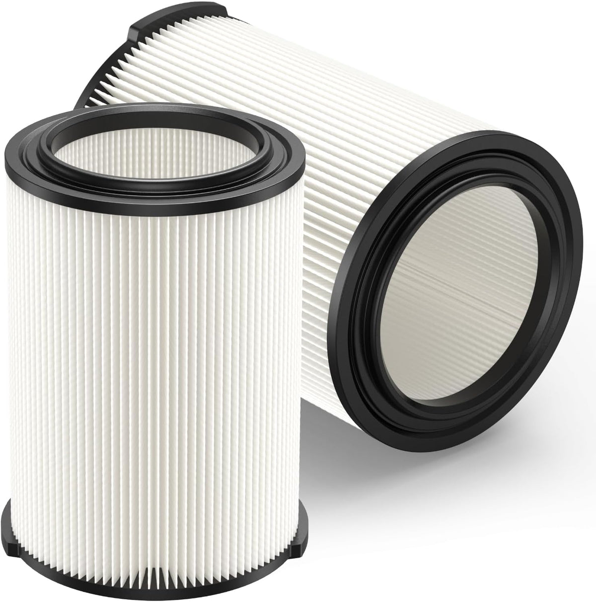 2-pack Standard Wet/dry Vac VF4000 Replacement Filter, Compatible with RIDGID Vacs 5-20 Galls Vacuum Cleaner