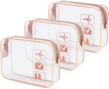 MODENGKGJIAN TSA Approved Toiletry Bag Mini Jewelry Travel Case, Perfect size to fit in your carry- luggage for travel or vacatis.