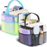 2 Pack Mesh Shower Caddy Portable for College Dorm Room Essentials, Shower Caddy Dorm with 8-Pocket Large Capacity,Shower Bag for Beach,Swimming,Gym