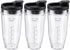Ninja Blender Cups Replacement 24oz – Compatible with Ninja BN401, BL450, BL456, BL480, BL2012, BN751, BN801, SS101, SS151 – 3 Pack with To-Go Lids