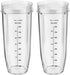 Replacement Part for Nutri Ninja Blender 2-Pack 32oz Replacement Cups Compatible with Nutri Ninja Auto-iQ Series Blenders