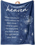 Sympathy Gifts for Loss of Loved One, Soft Flannel Memorial Blanket, Bereavement Gift Idea, Grief Sorry for Your Loss for Mom Dad Grandma Grandpa Sister - 50‘’ X 60‘’