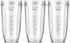 3-Pack 24oz Ninja Blender Cups, Blender Replacement Parts Compatible with Ninja Auto-iQ Series Blenders BL480 BL481 BL482 BL640 BL682 BL2012 BN801