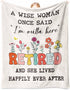 Retirement Gift for Woman 2026, Soft Flannel Retirement Blankets for Women, Best Retired Gifts for Women, Funny Retirement Gifts for Teacher Coworker Friend Nurse Boss Famale - 50&