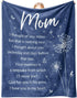 Memorial Bereavement Gifts for Loss of Mom Mother, Soft Flannel Memorial Blanket for Loss of a Mother Sympathy, Remembrance Condolences Sympathy Gifts Idea in Memory of Mom, 50x60 inches