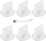 EVF100 Filter Replacement Compatible with Black & Decker Hand Vacuum HNV220B HNV115J HNV215B HNV115B 90590689 Series Cleaners, 6 Pack