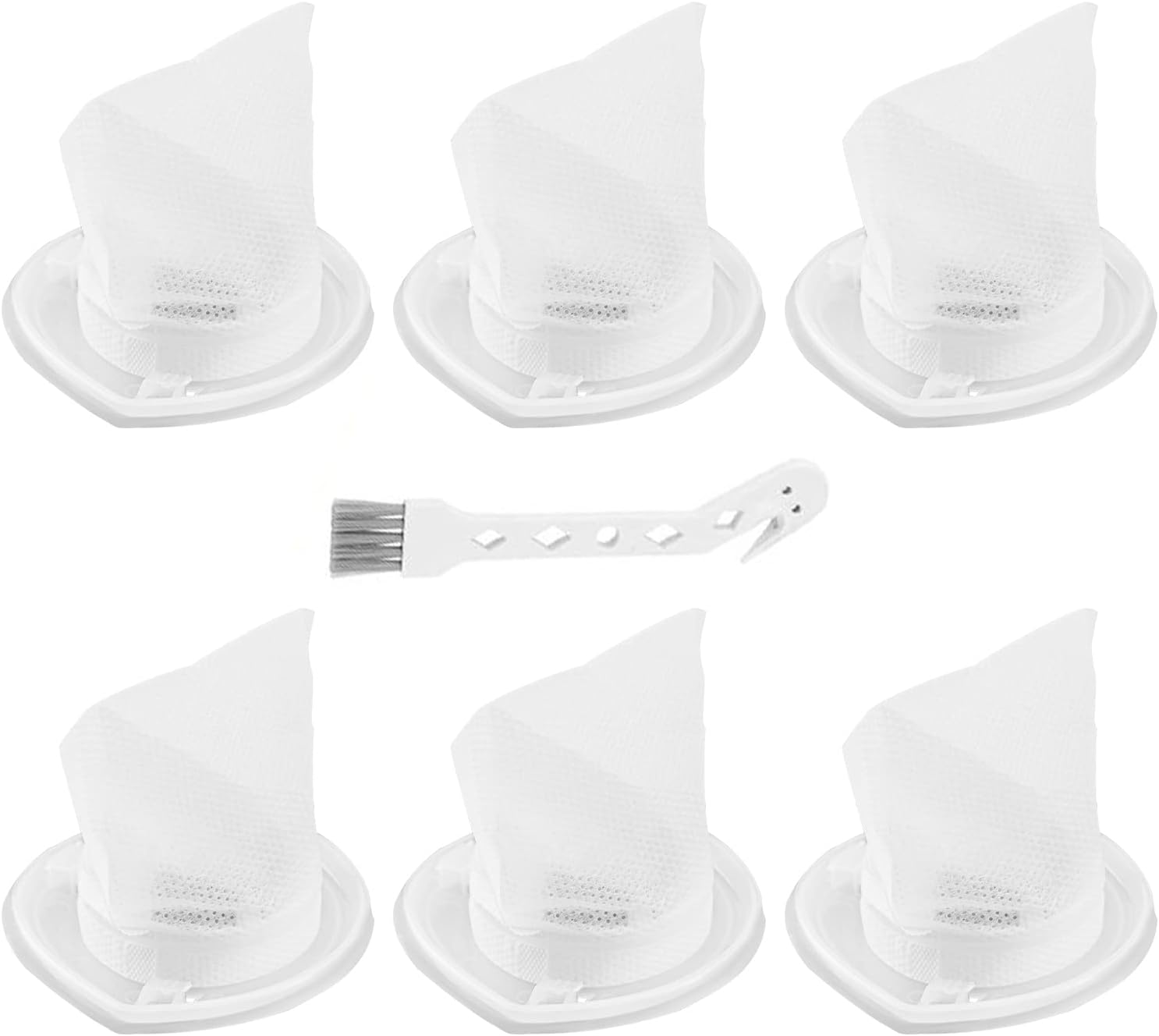 EVF100 Filter Replacement Compatible with Black & Decker Hand Vacuum HNV220B HNV115J HNV215B HNV115B 90590689 Series Cleaners, 6 Pack