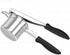 Potato Ricer, 304 Stainless Steel Manual Potato Press with Silicone Handle, Dishwasher Safe Kitchen Tool for Fluffy Mashed Potatoes