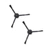 Side Brushes Replacement (2 Pieces) for S8 Pro Ultra, S7 Max Ultra, Qrevo,  Qrevo Slim, Series of S7 MaxV/S7/Q7Max/Q8 Max/S8/Q7/Q5/S6/S5/S4/E5/E4/E3/E2 Robot Vacuum Cleaner, Black