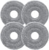 Rotating Mop Cloth for Saros 10R & Saros Z70 Robot Vacuum Cleaner, 4PCS High-Absorbency Microfiber, 200 RPM Spinning Speed, 30 Water Flow Levels
