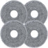 Rotating Mop Cloths for Saros 20 (4-Pack), 200 RPM Scrubbing, 30-Level Water Adjustment, Compatible with 212℉ Auto Wash & 131°F Drying, Reusable Mop Pads for Hardwood Tile Marble Carpet