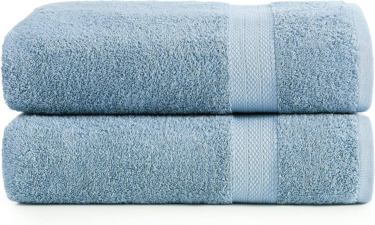 Bath Sheets Bathroom Towel Set- 2 Pack 100% Cotton Extra Large Bath Towels, Oversized Bath Towels, Luxury Bath Towels Large Bathroom Set, Shower Towels Bath Towel Sets for Bathroom, 35x66 - Allure