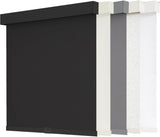 Blackout Roller Shades Cordless Blinds for Windows, Free-Stop Shades with Valance, Thermal Insulated Fabric, UV Protection, Blinds for Home and Office 20" W x 72" H (51W x 183H cm) Black