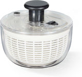 6.4 Qt Salad Spinner Large Lettuce Spinner Plastic Vegetable Fruit Washer, Vegetable Cleaner Salad Cleaner Lettuce Washer, Non-Slip Base, BPA-Free