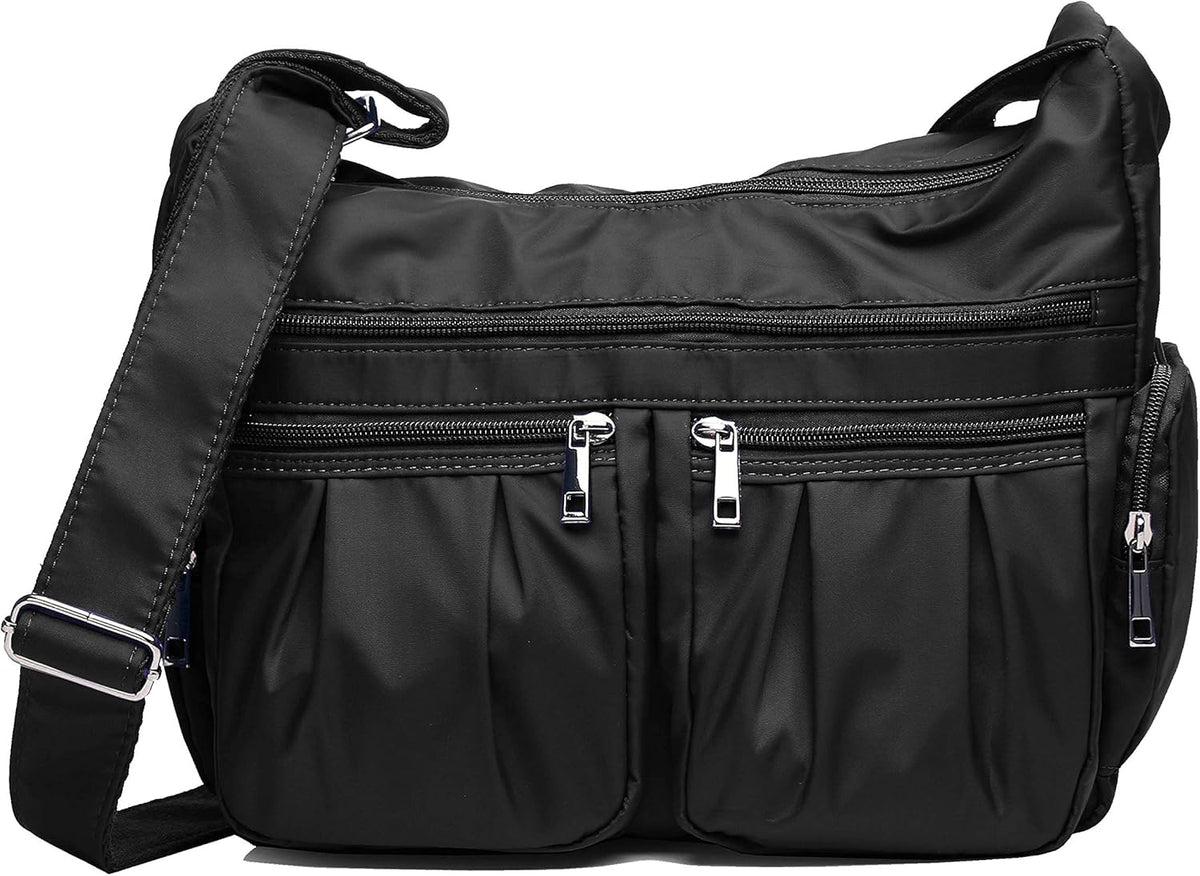 Crossbody Purses for Women Shoulder Handbags Lightweight Waterproof Nylon Travel Bag Ladies Pocketbooks