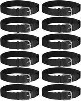 12 Pcs Baseball Belts Softball Belts Bulk for Adult and Youth Adjustable