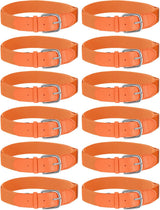 12 Pcs Baseball Belts Softball Belts Bulk for Adult and Youth Adjustable