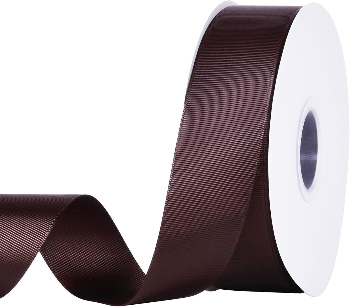 Brown Grosgrain Ribbon, 1 1/2 Inch 50 Yards, Great for Crafts Bows Flower Bouquet Wedding Home Decor Gift Wrapping