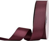 Burgundy Grosgrain Ribbon, 1 1/2 Inch 50 Yards, Great for Crafts Bows Flower Bouquet Wedding Home Decor Gift Wrapping