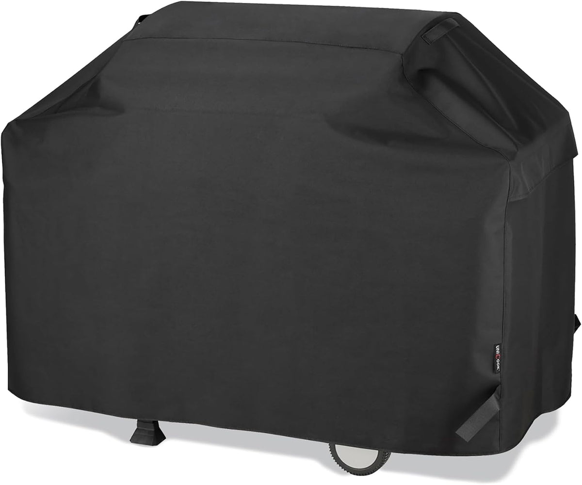 Outdoor Large Grill Cover 70 Inch, Heavy Duty Waterproof Gas Grill Cover for Outside, Fade Resistant Durable BBQ Protector, All Weather Protection for Backyard BBQs, Black