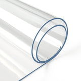 2mm Thick Clear Table Cover Protector 36 x 60 Inch, Plastic Table Cover Rectangle, PVC Clear Table Protector, Desk Protector Mat for Dining Room Table