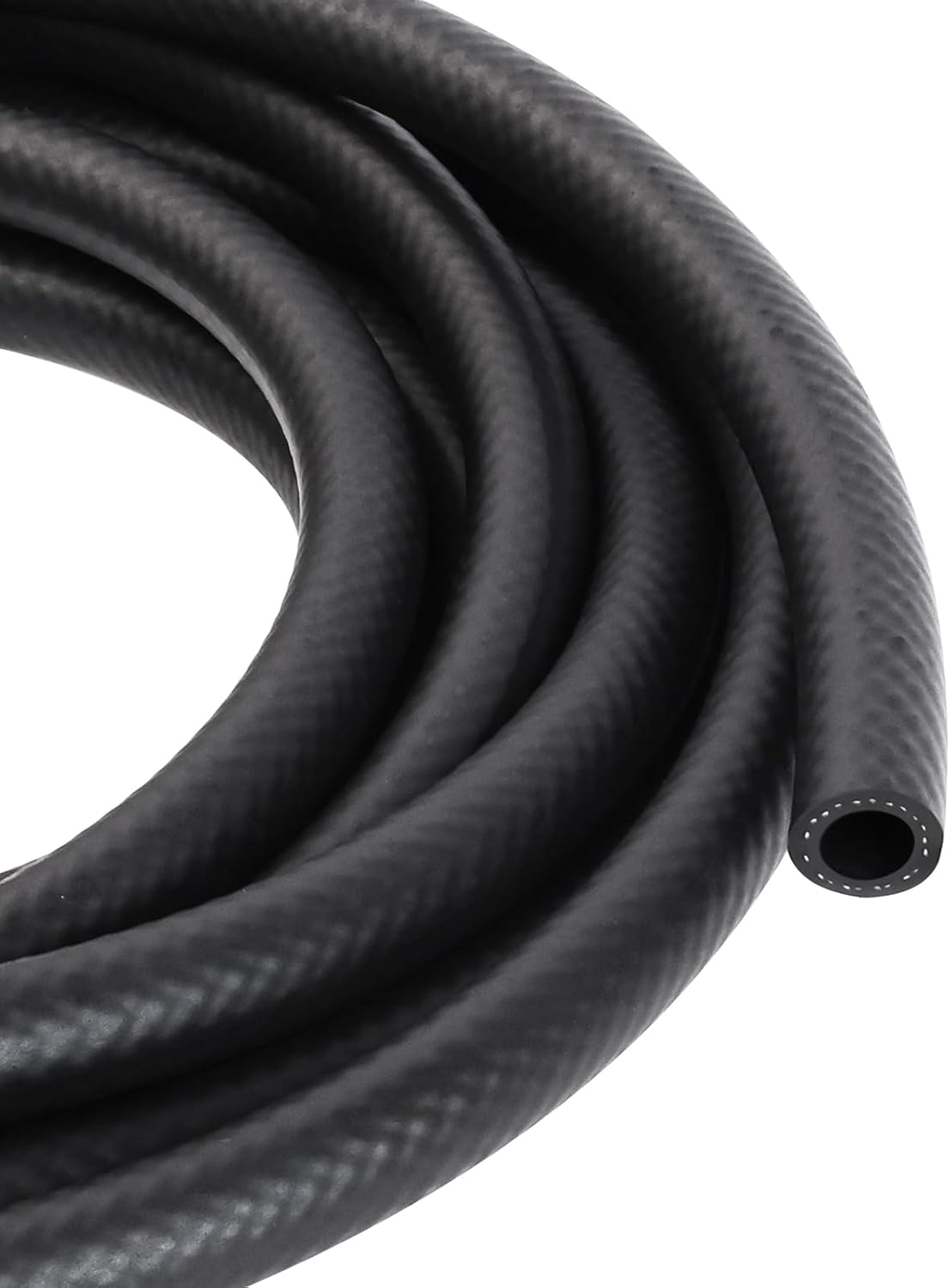 1/4 Inch ID NBR Rubber Hose, 20 Feet Fuel Hose Line Transfer Hose for Small Engine Black