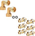 90 Degree Hose Elbow Connectors + Garden Hose Repair Kit