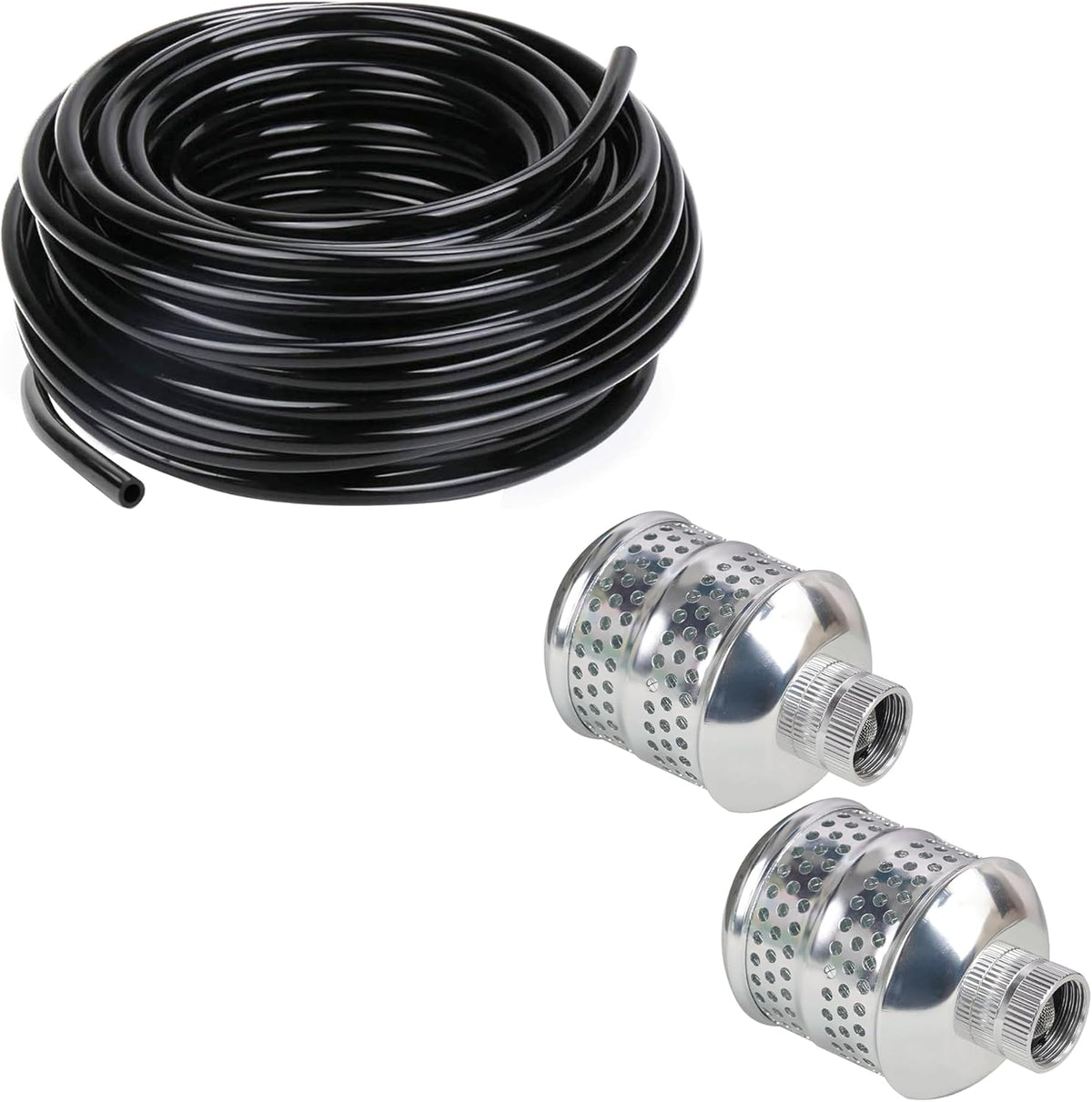 50 FT Distribution Tubing + Bubbler Sprinkler Heads