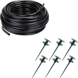 50 FT Distribution Tubing + Garden Hose Guide Spike