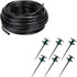 50 FT Distribution Tubing + Garden Hose Guide Spike