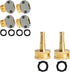 Garden Hose Repair Kit + 2 Inch Jet Sweeper Brass Nozzle