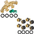 Brass Garden Hose Splitter (4 Way) + Garden Hose Quick Connector