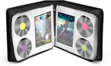 DVD Case 200 DVDs and 100 Booklets Capacity, CD/Blu-ray Storage Binder Case with Booklet Inserts Media Organizer Holder Black Blu ray Wallet for Car (200 Capacity)