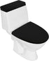 Toilet Lid Cover and Toilet Tank Lid Cover, Bathroom Toilet Lid Seat Cover Set, Stretch Washable Spandex Fabric Toilet Protector Cover, Fits Most Toilet Tanks & Lids