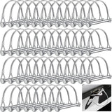 60 Pcs Arch Trailer Coupler Pin 1/4'' x 2-3/4" Safety Shaft Locking Pin Heavy Duty Hitch Pins Carbon Steel Trailer Gate Pin for Wagons Towing Garden Farm Lawn PTO and Hitches