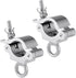 2 Pcs Heavy Duty 2 Inch Truss Clamp with Eye Bolt for 48-51mm Truss Tube/Pipe, Aluminum Stage Light Clamps for LED Video Wall and Lighting Mounting