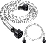 2 Pcs Heavy Duty Stainless Steel Zipline Spring Brake 5.3 ft Long Zipline Stopper Zip Line Accessories Braking System Stop for 3/16 1/4 5/16 3/8 Inch Wire Kit Backyard