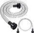2 Pcs Heavy Duty Stainless Steel Zipline Spring Brake 5.3 ft Long Zipline Stopper Zip Line Accessories Braking System Stop for 3/16 1/4 5/16 3/8 Inch Wire Kit Backyard